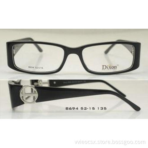 Handmade Acetate Optical Frames For Lady , Rose / Black Lux